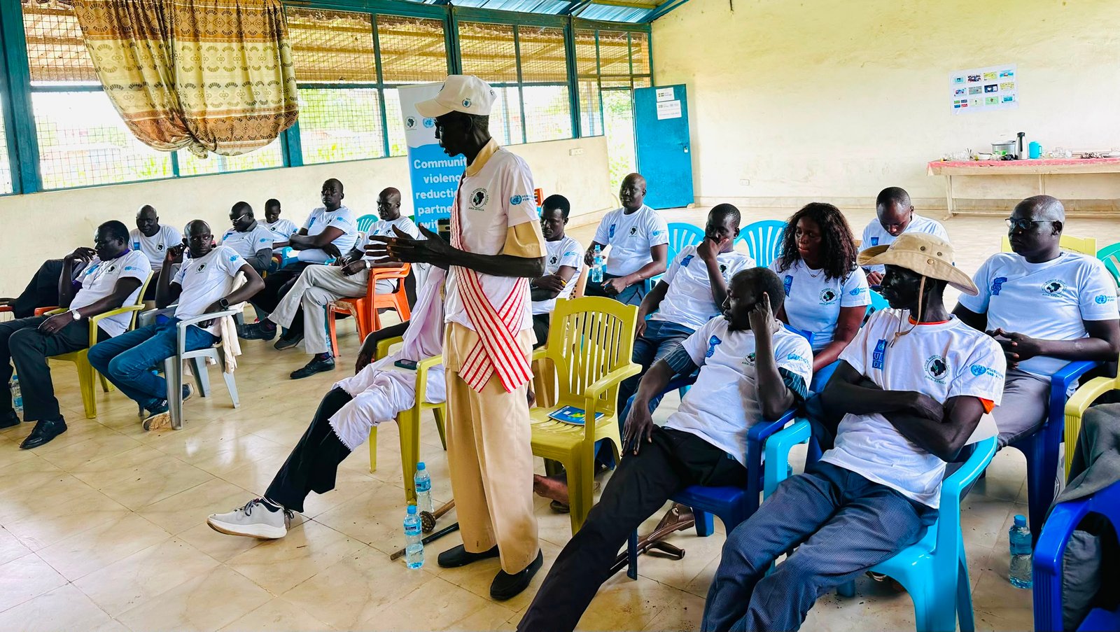 Participants seated together during an AWA-AFRICA learning session in Malakal