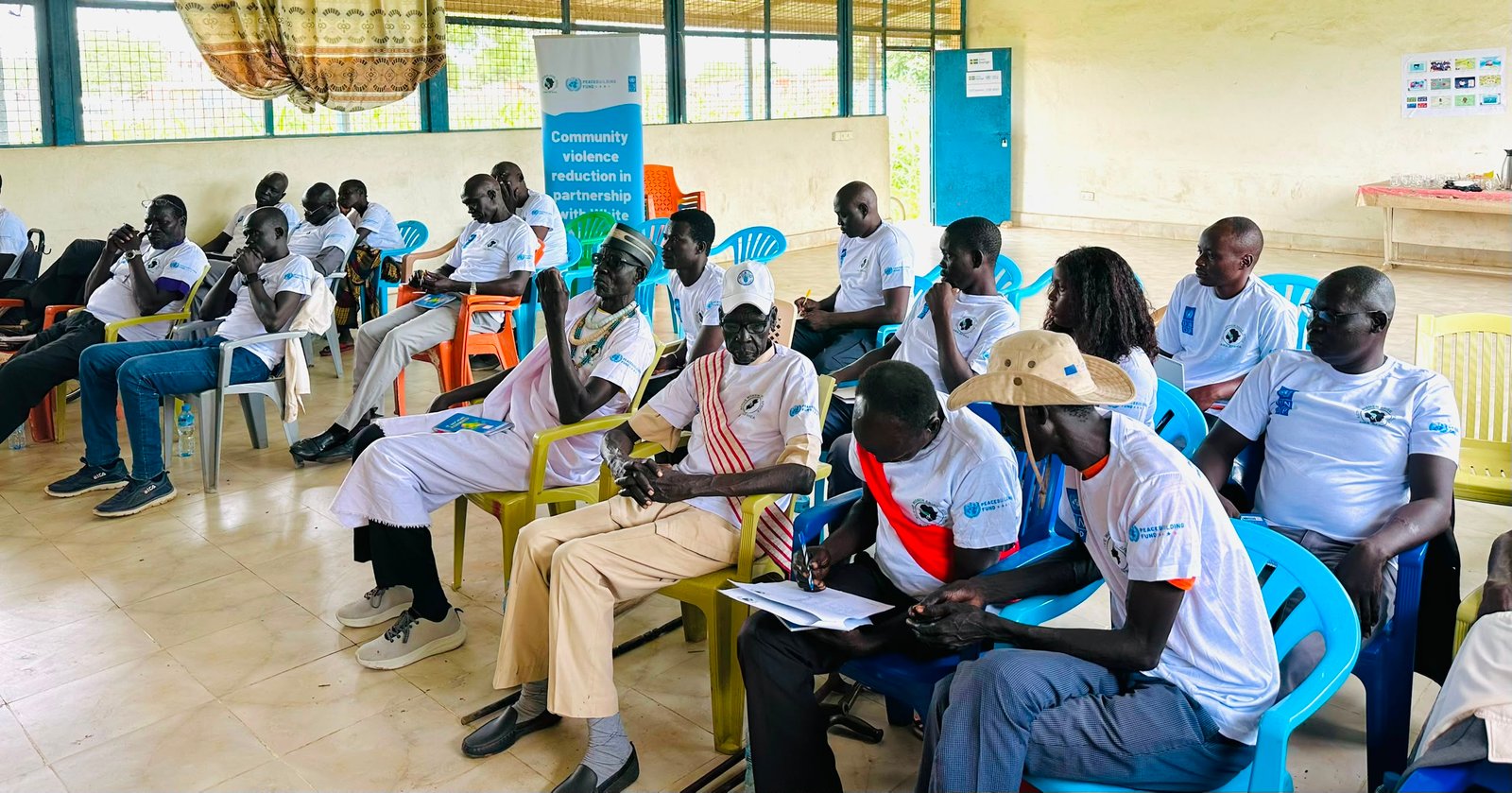 A wide view of an AWA-AFRICA community workshop in Malakal